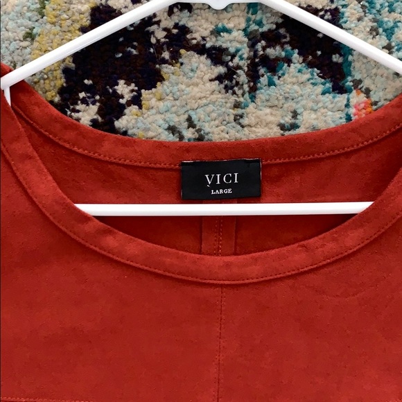 Rust Vici Dress - Picture 2 of 4